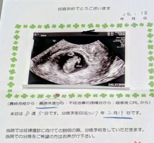 予定日も決定